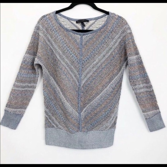 WHBM rose gold and and silver beautiful sweater. - Picture 5 of 6